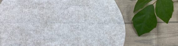 観葉植物とフェイスマスク